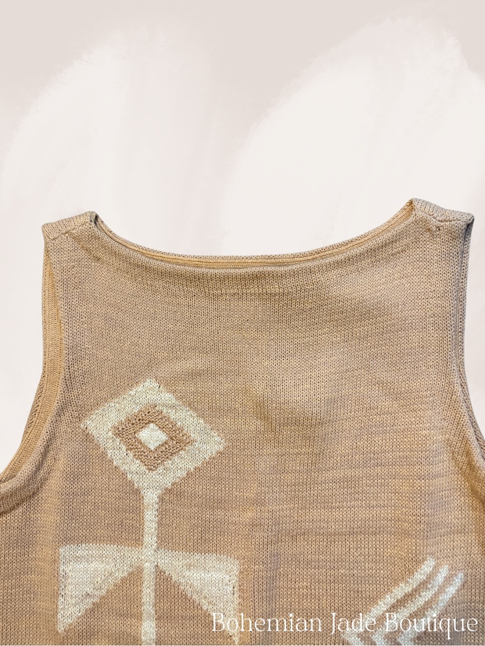 Lauren Ralph Lauren Knit Sleeveless Sweater Dress Petite Small NWT Tan - Picture 5 of 7